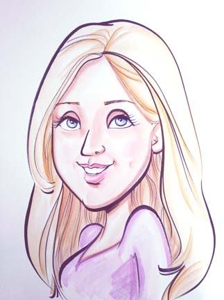 Party Caricature Artist Andrea