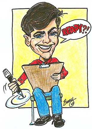 Party Caricature Artist Barry