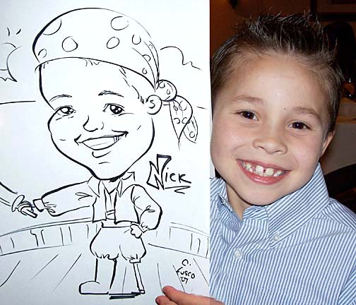 Newark Party Caricatures