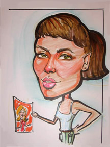 Party Caricature Artist Clarice