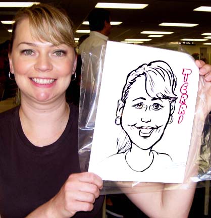 Newark Party Caricatures