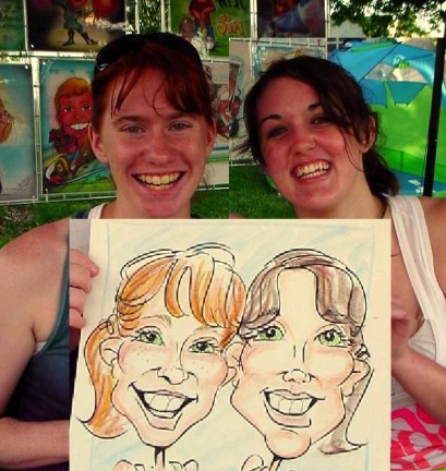 Lincoln Party Caricaturist