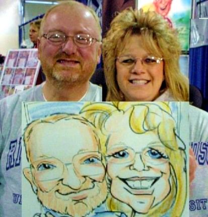 Lincoln Party Caricature Artist