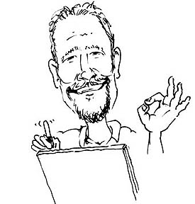 Illustration Caricature Artist Duff
