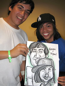 Philadelphia Party Caricaturist