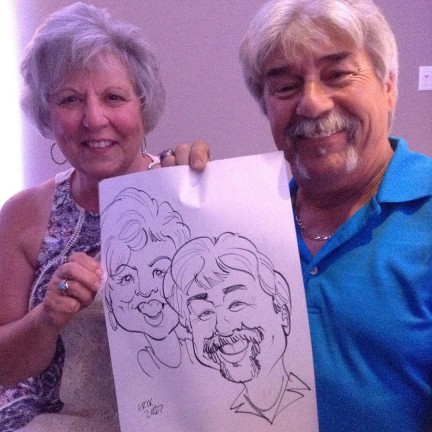 Midland Party Caricatures