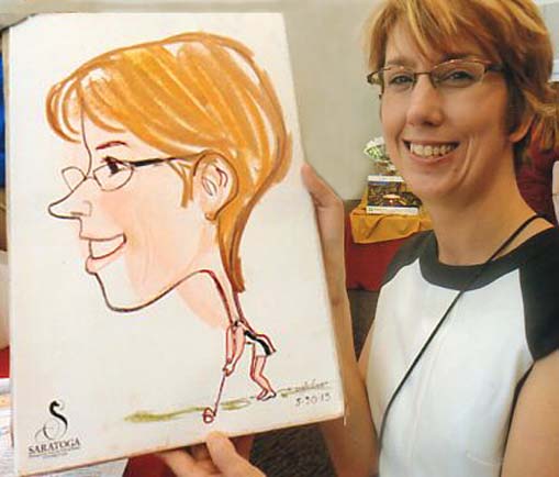 Albany Party Caricatures