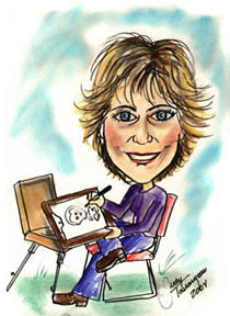 Party Caricature Artist Judy