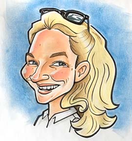 Party Caricature Artist Kate
