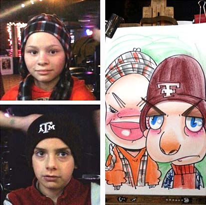 Houston Party Caricatures