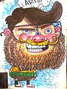 Party Caricature Artist kirby