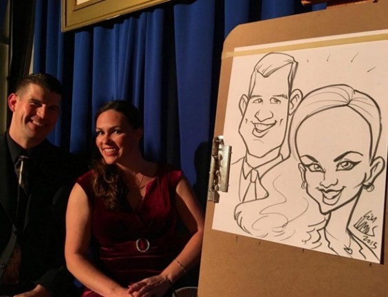 Morgan Hill Party Caricatures