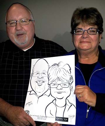 Asheville Party Caricatures