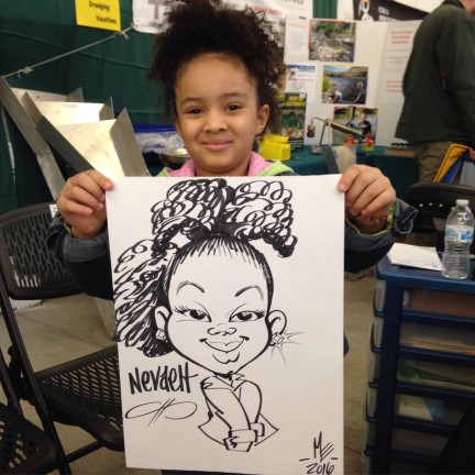 Everett Party Caricatures
