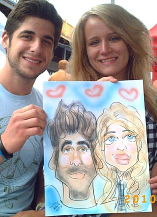 Milwaukee Party Caricatures