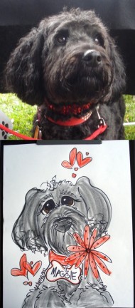 Chicago Party Pet Caricatures