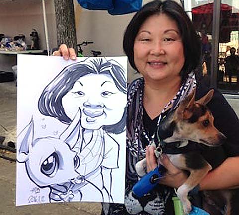 Dallas-Ft Worth Party Pet Caricatures
