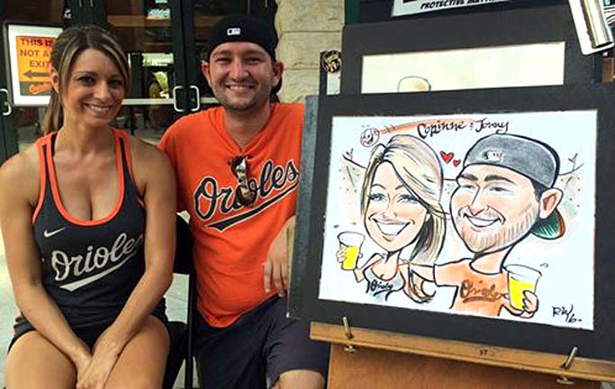 Baltimore Party Caricatures