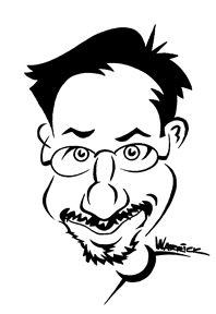 Illustration Caricature Artist Roger