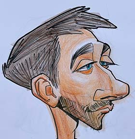 Party Caricature Artist Spencer