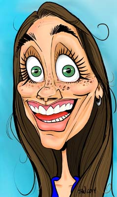 Party Caricature Artist Suzanne